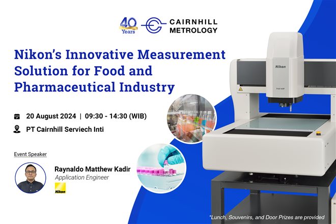 Nikon's Innovative Measurement Solution for Food & Pharmaceutical Industry